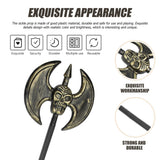 Halloween Viking Medieval Costume AxeSkull Design Axe Simulated Axe Grim Reaper Executioner Fake Blade Costume Battle Axe