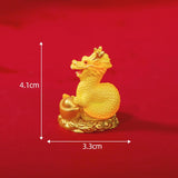Chinese Golden Dragon Statue Animals Sculpture Attract Wealth And Protect Your Home Great Gift For And Family Dragon Figurine