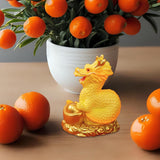Chinese Golden Dragon Statue Animals Sculpture Attract Wealth And Protect Your Home Great Gift For And Family Dragon Figurine