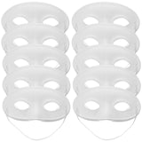 10 Pcs White Paper Masks Party Blank Mask Hand Painted Mask Party Favors for Personality Blank Mask In Australia - Darrahopens