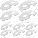 10 Pcs White Paper Masks Party Blank Mask Hand Painted Mask Party Favors for Personality Blank Mask In Australia - Darrahopens