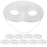 10 Pcs White Paper Masks Party Blank Mask Hand Painted Mask Party Favors for Personality Blank Mask In Australia - Darrahopens