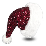 Santa Hat, Christmas Hats for Women or Men, Soft Adults Holiday Hat for Santa Claus New Year Party Supplies In Australia - Darrahopens