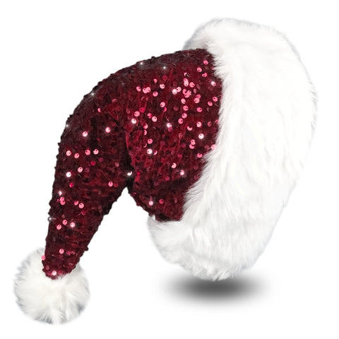 Santa Hat, Christmas Hats for Women or Men, Soft Adults Holiday Hat for Santa Claus New Year Party Supplies In Australia - Darrahopens