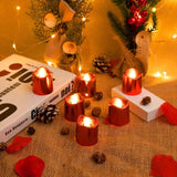 24 PCS LED Tea Lights Candles Battery Operated Flameless Flickering Candles Votive Candles for Wedding Table Festival Halloween In Australia - Darrahopens