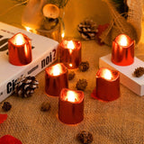 24 PCS LED Tea Lights Candles Battery Operated Flameless Flickering Candles Votive Candles for Wedding Table Festival Halloween In Australia - Darrahopens