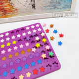 DIY Dog Treat Pan Silicone Mold 112-Cavity Mini Star Mold for Baking Ice Cube Chocolate Drops Dog Treats Pan Gummy Candy Cookie