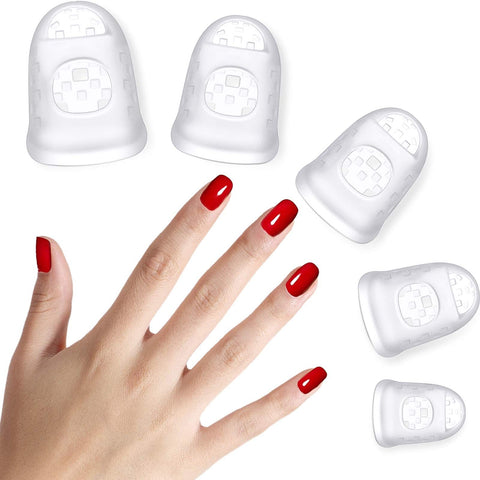 25 pcs Silicone Finger Guards Anti-slip Finger Protection Covers Caps for Stringed Instruments Guitar Bass Counting Sewing, 5 Sizes In Australia - Darrahopens