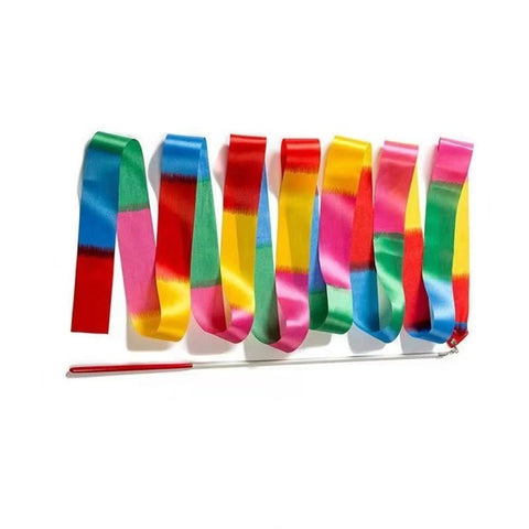 Streamers Sticks Ribbon Streamers Gym Ribbons Dance Rainbow Ribbon Rhythm Ribbon Rhythmic Gymnastics Ribbons Twirling Wands In Australia - Darrahopens
