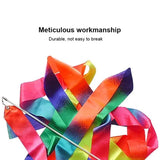 Streamers Sticks Ribbon Streamers Gym Ribbons Dance Rainbow Ribbon Rhythm Ribbon Rhythmic Gymnastics Ribbons Twirling Wands In Australia - Darrahopens