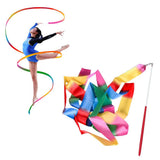 Streamers Sticks Ribbon Streamers Gym Ribbons Dance Rainbow Ribbon Rhythm Ribbon Rhythmic Gymnastics Ribbons Twirling Wands