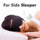 Sleep Mask for Side Sleeper, Upgraded 3D Contoured Cup Eye mask Blindfold for Man Women, Block Out Light, (Black) In Australia - Darrahopens