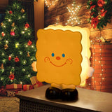Night Light for Kids Cute Cookie Shape Bedside Nightlight Lamp USB Rechargeable Night Lamp Adjustable Brightness for Toddler In Australia - Darrahopens