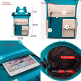 Nurse Work Business Travel Backpack Bag, Wide Open Backpack, Lightweight Water Resistent Daypack
