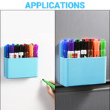 Pen Organizer Magnetic Fridge Storage Box Cans Marker Pencil Pen Holder Desk Organizer Storage Accessory Magnet Plastic In Australia - Darrahopens