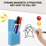 5pcs Magnetic Dry Erase Marker Holder, Whiteboard Marker Holder, Magnetic Pen Pencil Storage Organizer, Magnet Pencil Cup