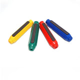Blackboard Adjustable Chalk Clip Set,  Chalk Holder Magnetic Chalk Set Rod Teacher Writing Extender Chalk Set Large 4 Colors