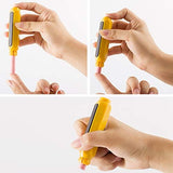 Blackboard Adjustable Chalk Clip Set,  Chalk Holder Magnetic Chalk Set Rod Teacher Writing Extender Chalk Set Large 4 Colors
