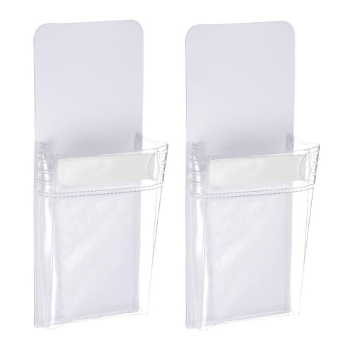 Magnetic Pen Holder for Refrigerator, 2 Pack Dry Erase Marker Pencil Holder Cup Organizer for Fridge Whiteboard Locker, White In Australia - Darrahopens