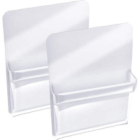 2 Pieces Magnetic Pencil Holder Plastic Cup Pencil Holders Storage Pocket for Refrigerator Whiteboard Pens Markers In Australia - Darrahopens