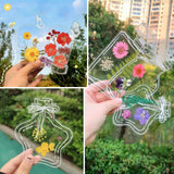 Transparent Dried Flower Bookmarks, Dried Flower Bookmark, Clear DIY Bookmarks for Dried Flowers, Flower Plant Bookmarks Maker In Australia - Darrahopens