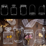 Dried Flower Bookmark,Transparent Dried Flower Bookmarks, Clear DIY Bookmarks for Dried Flowers (20pcs)