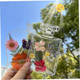 Dried Flower Bookmark,Transparent Dried Flower Bookmarks, Clear DIY Bookmarks for Dried Flowers (20pcs)