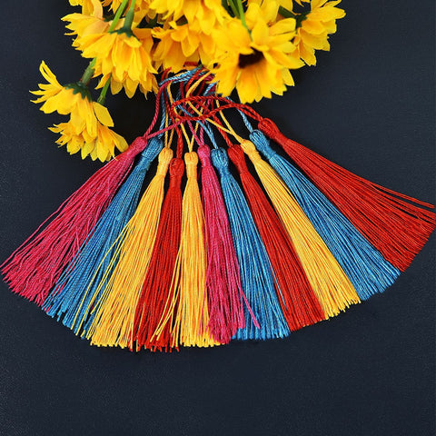 10 Pcs Bookmark ,DIY Handmade Tassels Jewelry Tassels Keychain Fringe Key Tassels Small Tassels Decorative In Australia - Darrahopens