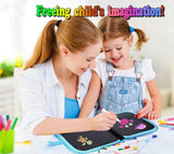 Reusable Drawing Pads, Preschool Travel Art Toy Scribbler Board for Travel, Road Trip, 14 Pages with 12 Watercolor Pens In Australia - Darrahopens