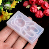 Resin Moulds, 5Pcs 3D Cute Teddy Bear Silicone Moulds Crystal Epoxy Resin Molds for Jewellery Making Keychain Pendant DIY In Australia - Darrahopens