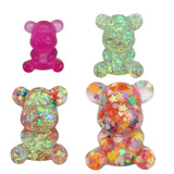 Resin Moulds, 5Pcs 3D Cute Teddy Bear Silicone Moulds Crystal Epoxy Resin Molds for Jewellery Making Keychain Pendant DIY