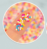 40g Fake Sprinkles Resin Sprinkles Fake Candy Sprinkles Clay Sprinkles Polymer Sprinkles Polymer Clay Slices for Nail Art DIY