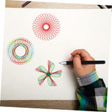 Spiral Art Gear Geometric Ruler Spiral Circle Template for Drawing Plastic Template Ruler Drawing Toys Spiral Curve 28pcs In Australia - Darrahopens