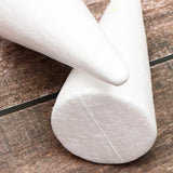 Foam Cone Polystyrene Cone Shapes White Christmas Tree Crafts Table Centerpiece Props Craft Foam Cones White Cone Shaped