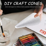 Foam Cone Polystyrene Cone Shapes White Christmas Tree Crafts Table Centerpiece Props Craft Foam Cones White Cone Shaped