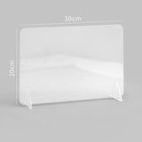 Acrylic Dry Erase Board and Marker Glass Alternative Clear Memo Tablet Desktop Display Frameless Small Writing Whiteboard
