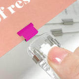 100PCS Colorful Binder Clips, Work with Clam Clip Dispensers,40 Sheet Capacity for Home Food Packaging, Fixing Loose Leaf Pape
