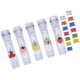 Office Supplies Push Stapler Portable Handheld Small Reusable Fast Paper Clam Clip, Pusher and 100 Stainless Steel Clips - Fruits In Australia - Darrahopens
