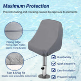 Waterproof Fade Resistance Helm Helmsman Bucket Boat Seat Cover; Single Boat Seat Cover 56×61×64CM Grey In Australia - Darrahopens