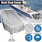 Waterproof Fade Resistance Helm Helmsman Bucket Boat Seat Cover; Single Boat Seat Cover 56×61×64CM Grey In Australia - Darrahopens