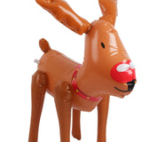 PVC Inflatable Christmas Ornament Home Decor Scene Layout Prop Christmas Decoration for Outdoor Pool, Elk In Australia - Darrahopens