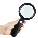 3 Times Magnifying Glass Clothes Drawer Labels 3X Magnifying Glass Magnifier for Seniors Reading Loupe Magnifier Magnifying