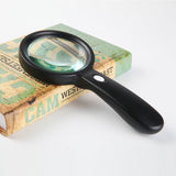 3 Times Magnifying Glass Clothes Drawer Labels 3X Magnifying Glass Magnifier for Seniors Reading Loupe Magnifier Magnifying