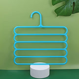 Clothes Hangers 1 Pc Multilayer Clothes Hanger Organizer Practical 5 Layers Pants Scarf Tie Hangers Space Saving Clothes Drying