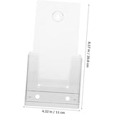 Display Stand Acrylic Magazine Holder Business Card Holder Remote Control Holder Journal Holder Clear Document Holder