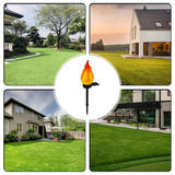 Solar Torch Lights, Flame Flickering Outdoor Lights, Super Bright Landscape Torches, Pathway Lighting Decor, Solar-Powered Flame