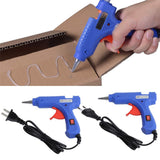 Glue Guns With Sticks 20w Hot Melting Glue Guns For Arts Craft 110-240v Suitable For Pasting Toy Models Making (blue) In Australia - Darrahopens