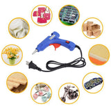 Glue Guns With Sticks 20w Hot Melting Glue Guns For Arts Craft 110-240v Suitable For Pasting Toy Models Making (blue) In Australia - Darrahopens