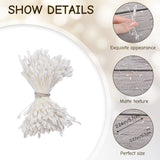 White Matte Stamens for Crafts, 1300 Pcs Stamens for Artificial Flowers DIY Wedding Party Home Scrapbook Decoration In Australia - Darrahopens