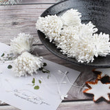 White Matte Stamens for Crafts, 1300 Pcs Stamens for Artificial Flowers DIY Wedding Party Home Scrapbook Decoration